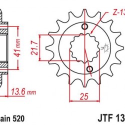 ΓΡΑΝΑΖΙ JT JTF1307-15 ZX6R 03/06