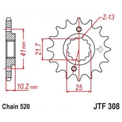 ΓΡΑΝΑΖΙ JT JTF308-16 ΧΤ-660