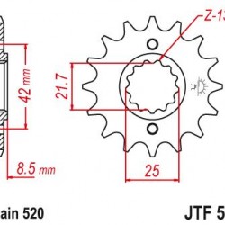 ΓΡΑΝΑΖΙ JT JTF516-15 ZZR-EL250