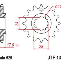 ΓΡΑΝΑΖΙ JT JTF1371-15 CB600F HORNET