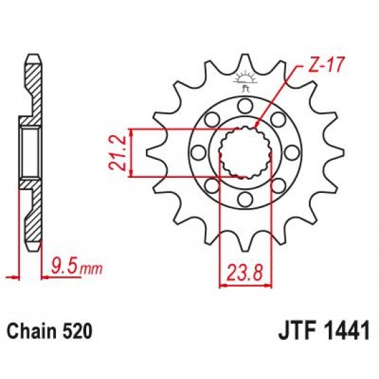 ΓΡΑΝΑΖΙ JT JTF1441-15 RMZ-450