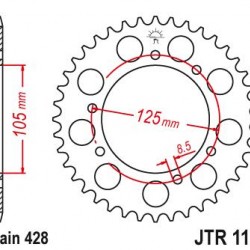ΓΡΑΝΑΖΙ JT JTR1134-48 ΧΤ-125