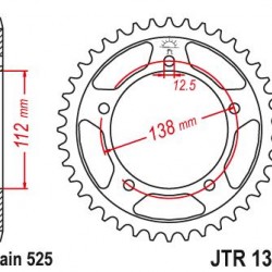 ΓΡΑΝΑΖΙ JT JTR1304-42 CB600F HORNET
